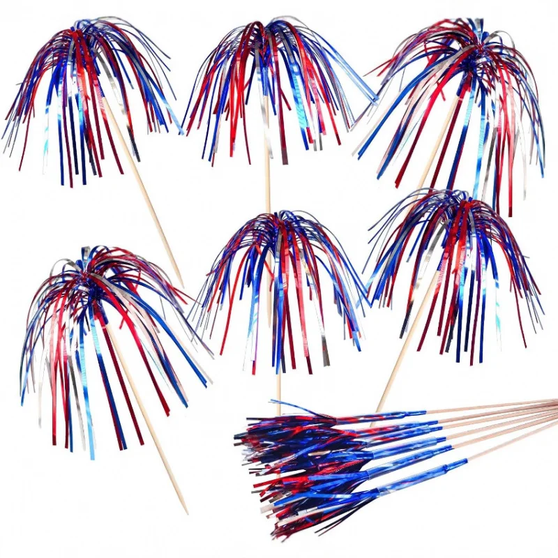 

【100-Count Party Sparkler Set】Grade Sparkle Sticks for Cakes,Cake Decorations, Cocktails, Fruit Platters, Party Sparkle