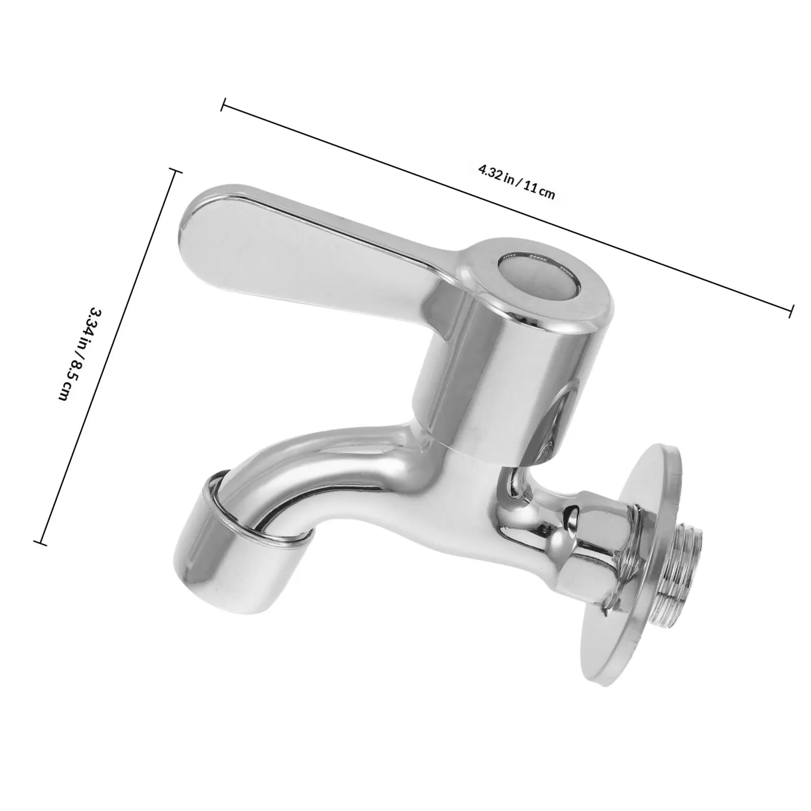 Wall Mounted Washing Machine Faucet Quick Open Cold Water Outdoor Sink Patio Hose Laundry Faucets Kitchen Bath Accessories