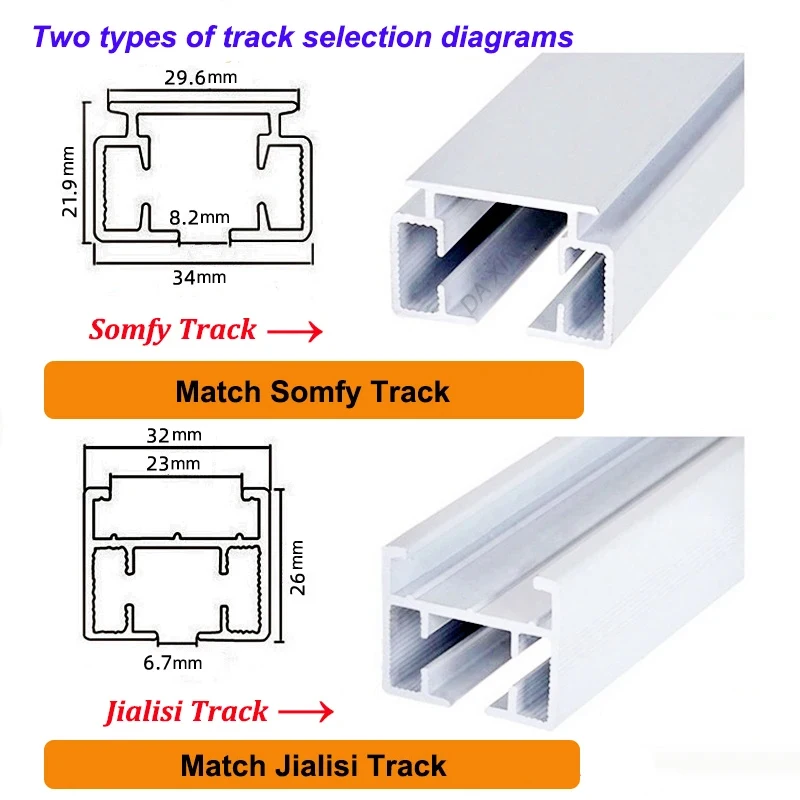 Electric Curtain Track Joint Bracket Connector 90/135 Degree U Type L Type Window for Somfy Jialisi Curtain Rail Accessories