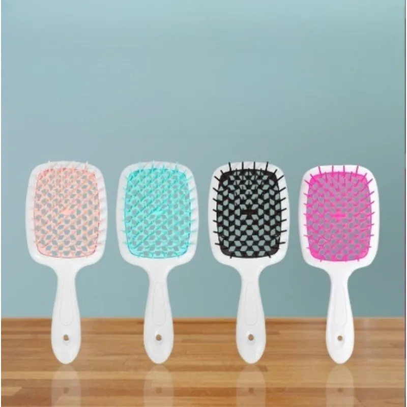 

1pcs Detangling Hair Brushes: Scalp Massage Comb,Salon-Grade Tools for Normal Hair Types - ABS Handles&Plastic Brush Heads