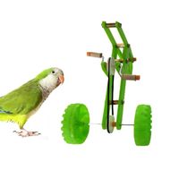 Funny Parrot Bike Toy Birds Training Plaything Supplies Educational Interactive Props for Parakeet Cockatiel Conure Lovebird
