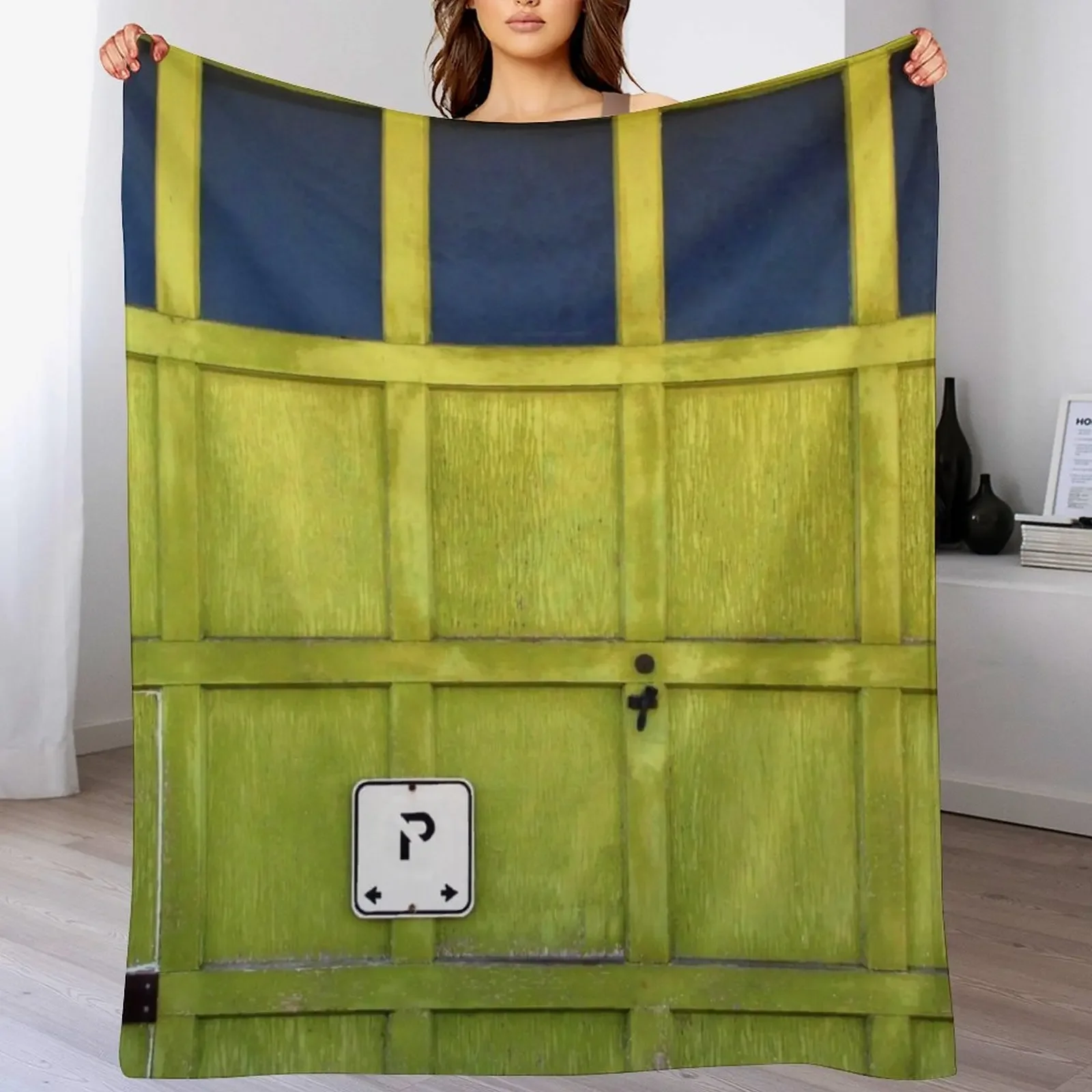

Garage Door Throw Blanket Stain Resistant Cozy Warm Blanket