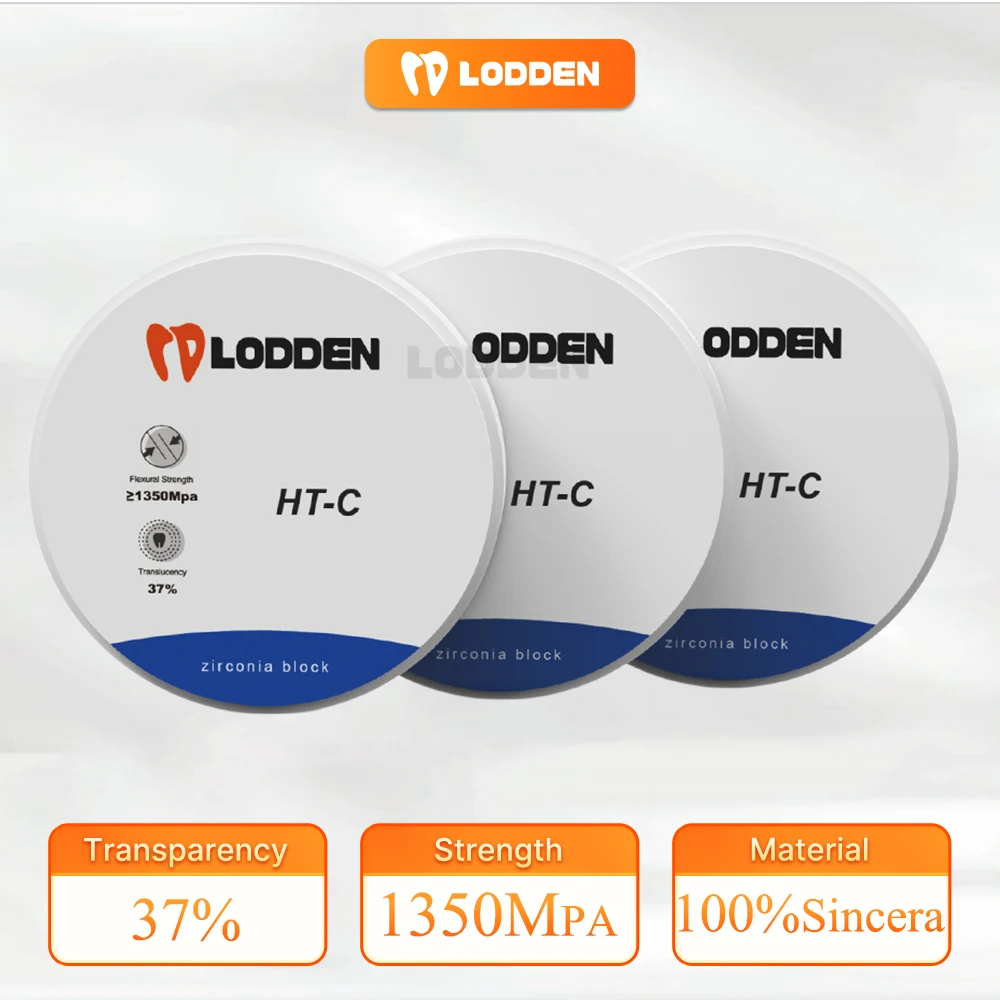 

Блоки из диоксида циркония Lodden HT-C, предварительно окрашенные диски из циркония VITA, 16 цветов, толщина 10-25 мм, для зуботехнических лабораторий, 98 мм, для CAD/CAM систем
