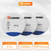 Bloques de Zirconia Precoloreados Lodden HT-C, Discos de Zirconio Dental VITA16 Colores, Grosor 10-25mm para Laboratorio Dental, Sistema CAD CAM de 98mm