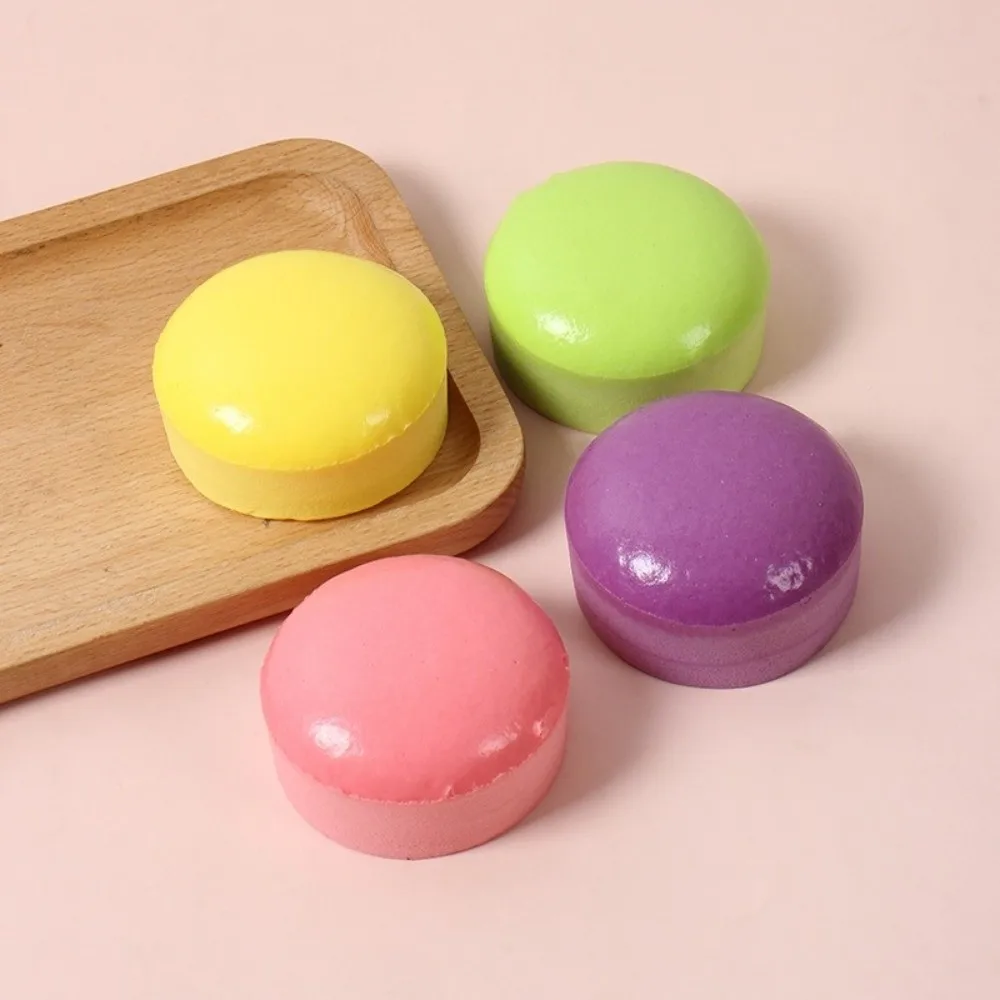 Round Simulation Bread Squeeze Super Soft Realistic Toast Slow Rebound Anxiety Relief Comfortable Bread Squishy