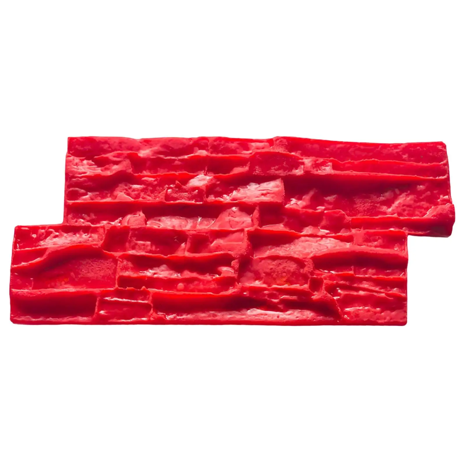 Reusable Polyurethane Concrete Stamps Mat with Handles Stone Tile Texture Imprint Skin for Outdoor Landscaping Projects
