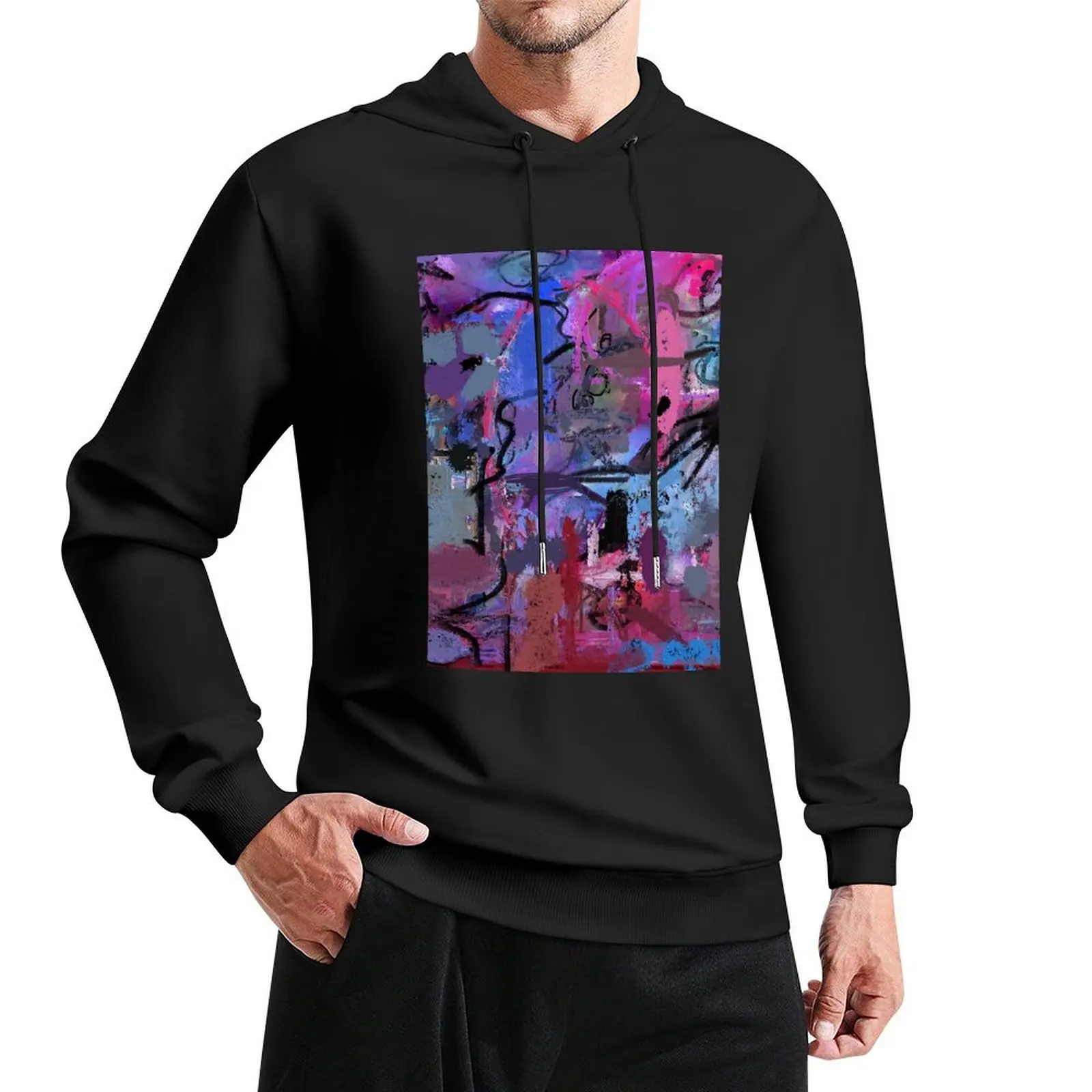 

Jazz Music abstract art Pullover Hoodie men clothing autumn men's clothing men's hoodie sweatshirt