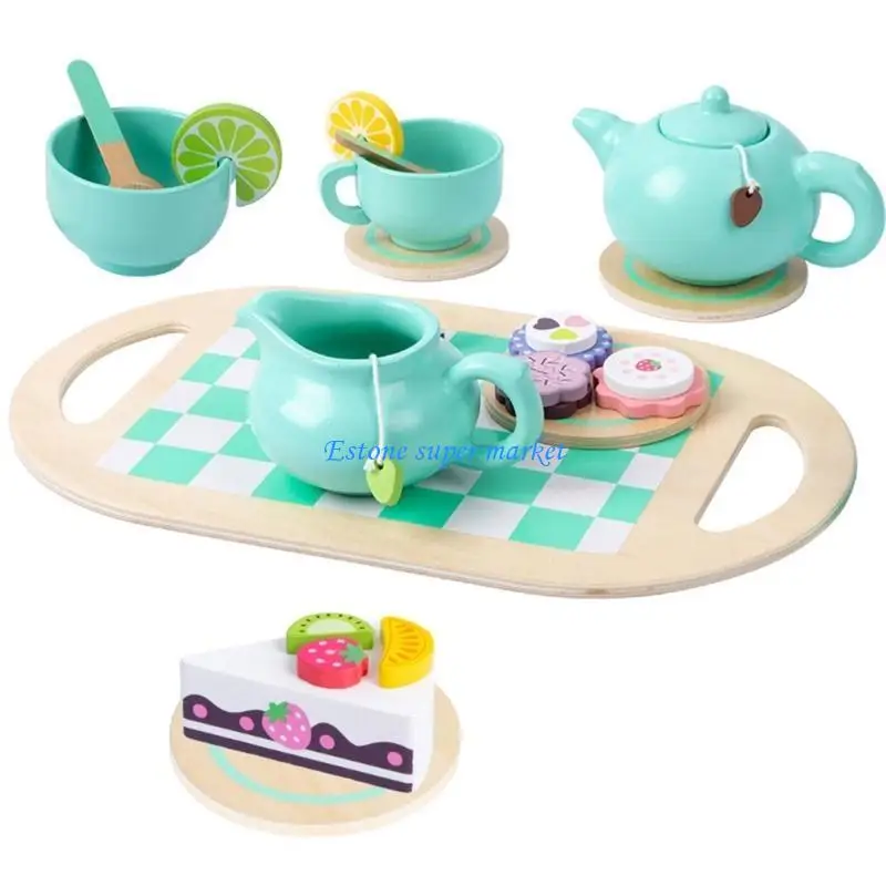 Service à thé interactif 090B pour enfants, jeu simulation, fête du thé l'après-midi, jeu rôle