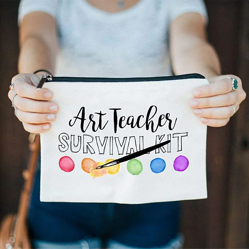 Music art Teacher survival kit Makeup Bag Graduation birthday Thanksgiving Teachers\' Day Christmas Appreciation Gift Present