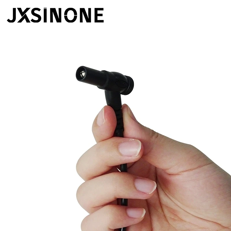 JXSINONE P1047 4 مللي متر الموز التوصيل إلى التمساح كليب موصلات اختبار التمساح كليب مختبر اختبار كابل لاختبار الكهربائية المتعددة