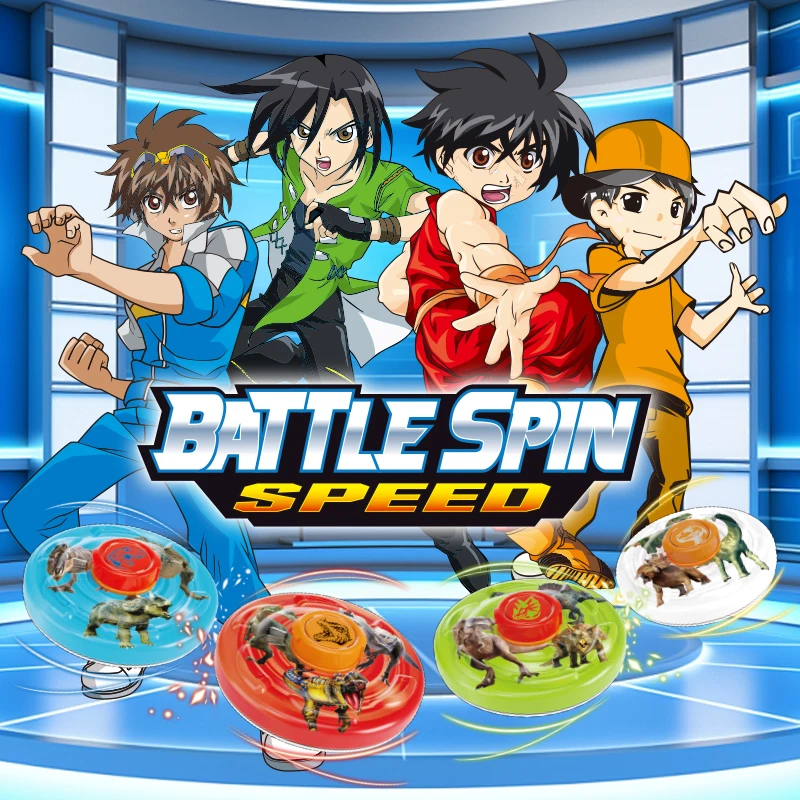 1/2/4 مجموعة تدور الدوران القتالية معركة الدوران تحلق الكرة الدوارة مع القرص إبقاء التوازن الأولاد لعبة حفلة تنافسية اللعب هدية عيد الميلاد