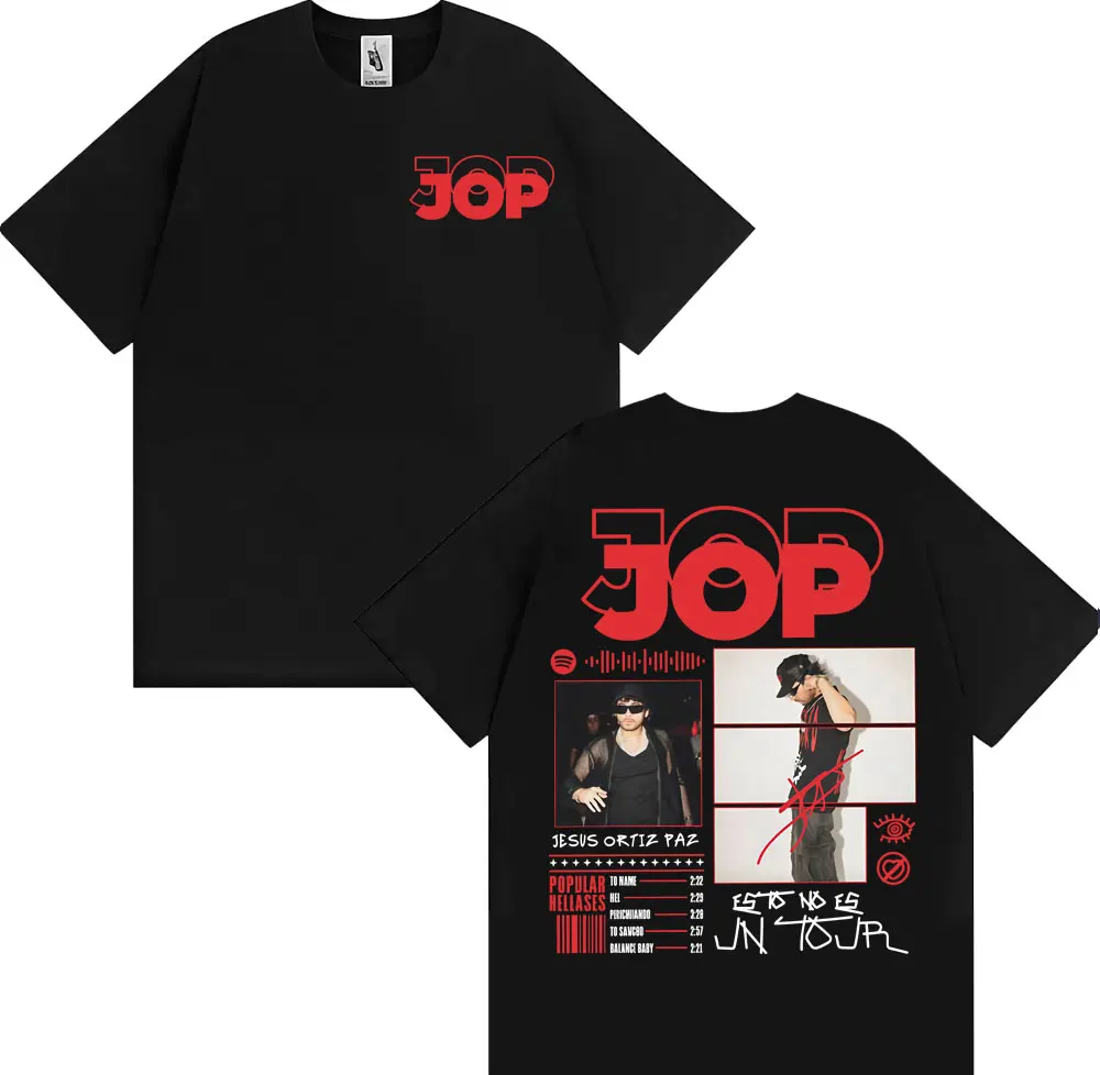 

Rapper Fuerza Regida Force 2025 Tour Graphic T-shirts for Man Vintage 90s Hip Hop Punk T Shirt Men Summer Tops Oversized T-shirt