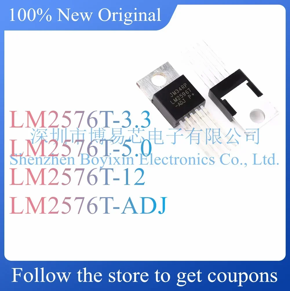 

NEW LM2576T-3.3 LM2576T-5.0 LM2576T-12 LM2576T-ADJ Original Product