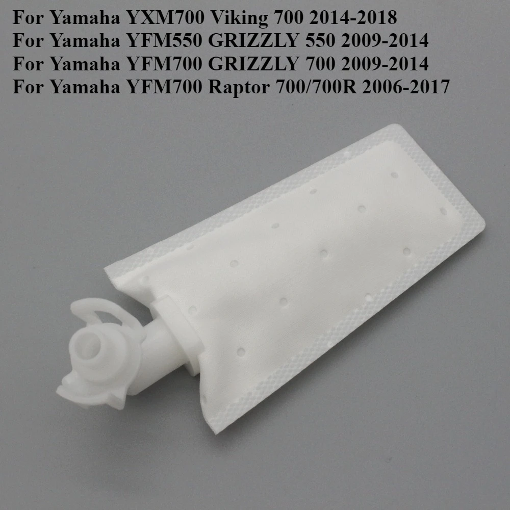 Fuel Pump Filter For Yamaha YFM550 YFM700 GRIZZLY 550 700 2009-2014 YFM700 Raptor 700 700R 2006-2017 YXM700 Viking 700 2014-2018