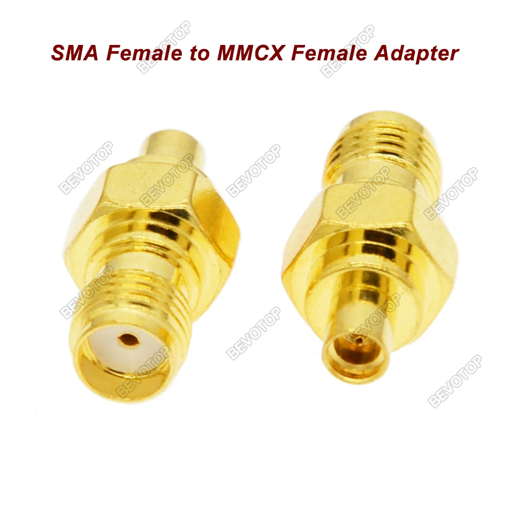 100pcs/lot 4 Types SMA To MMCX Coax Connector SMA Male/ Female To MMCX Female Jack RF Coaxial Adapter Gold Plated 50 ohm