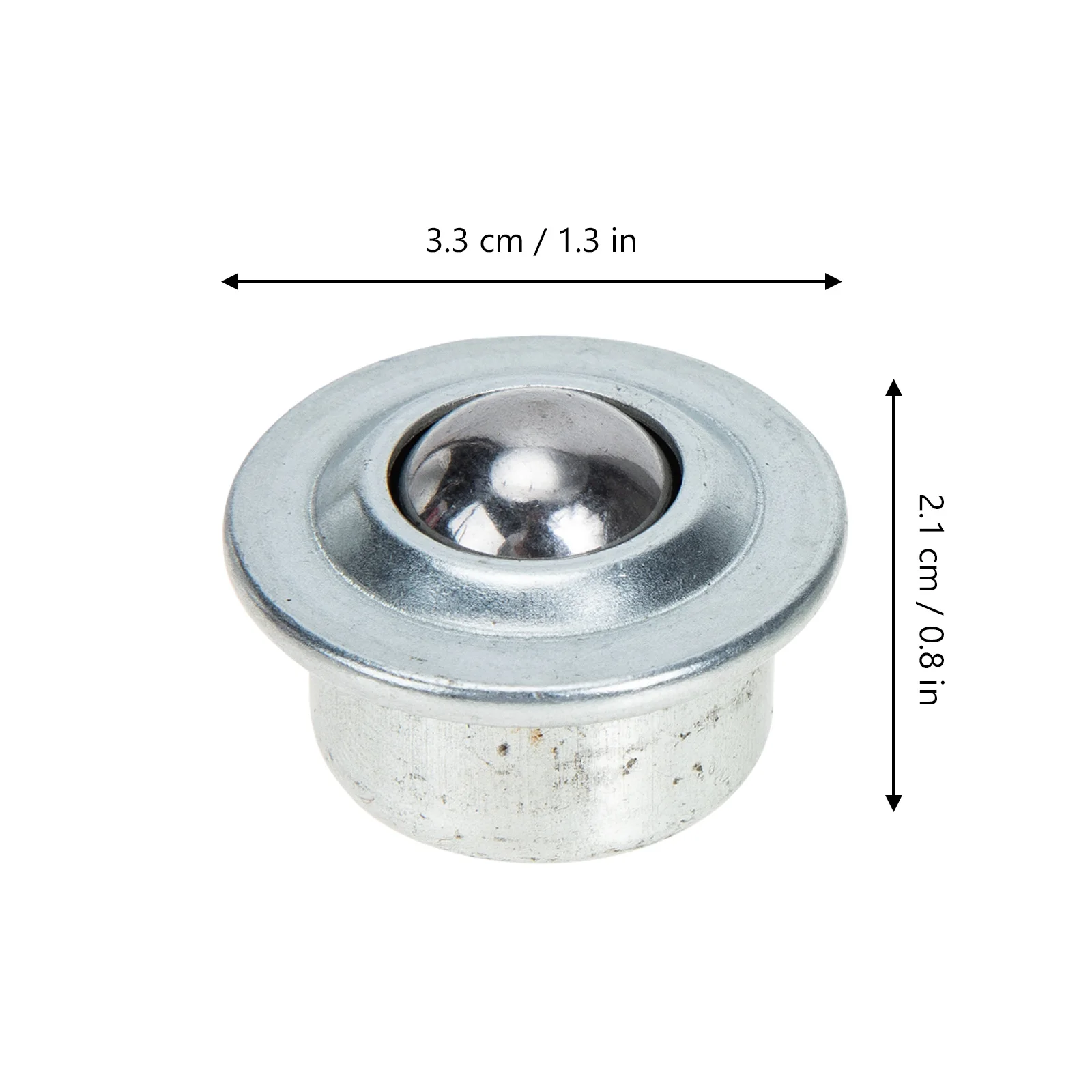 8pcs Carbon Steel Nylon Universal Wheel 360 Degree Rotation Durable Transfer Bearing Caster For Table Cabinet Wood Box Nylon