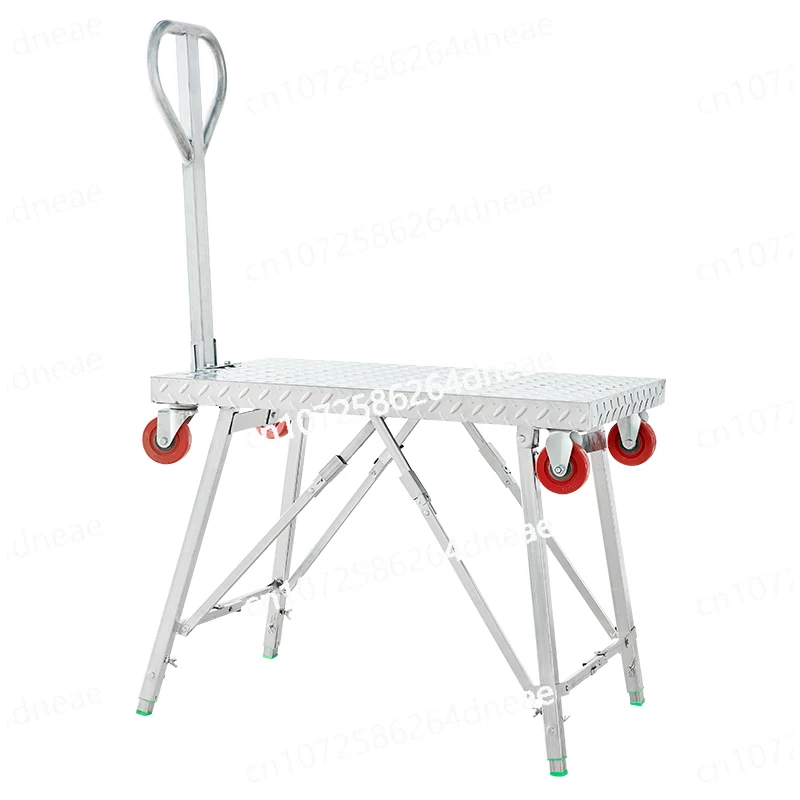 

Upgrade trolley stool cart folding lifting engineering stool scaffold