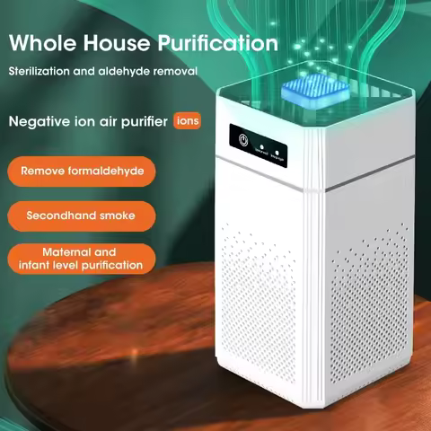Portable Desktop Air Purifier with Replaceable HEPA Filter — Best for desks and nightstands