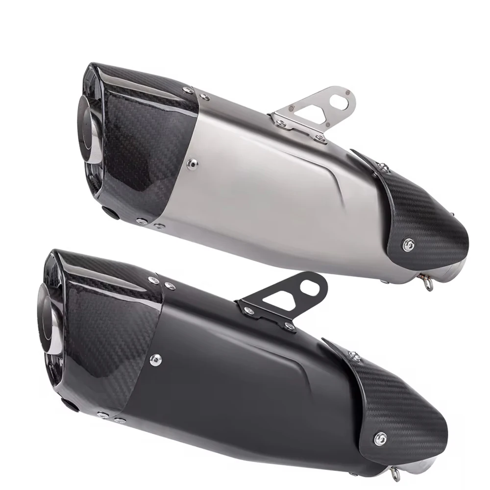 

High performance universal 51mm High PerformanceCarbon Fiber Motorcycle Muffler, Exhaust Pipe, Suitable for K195,