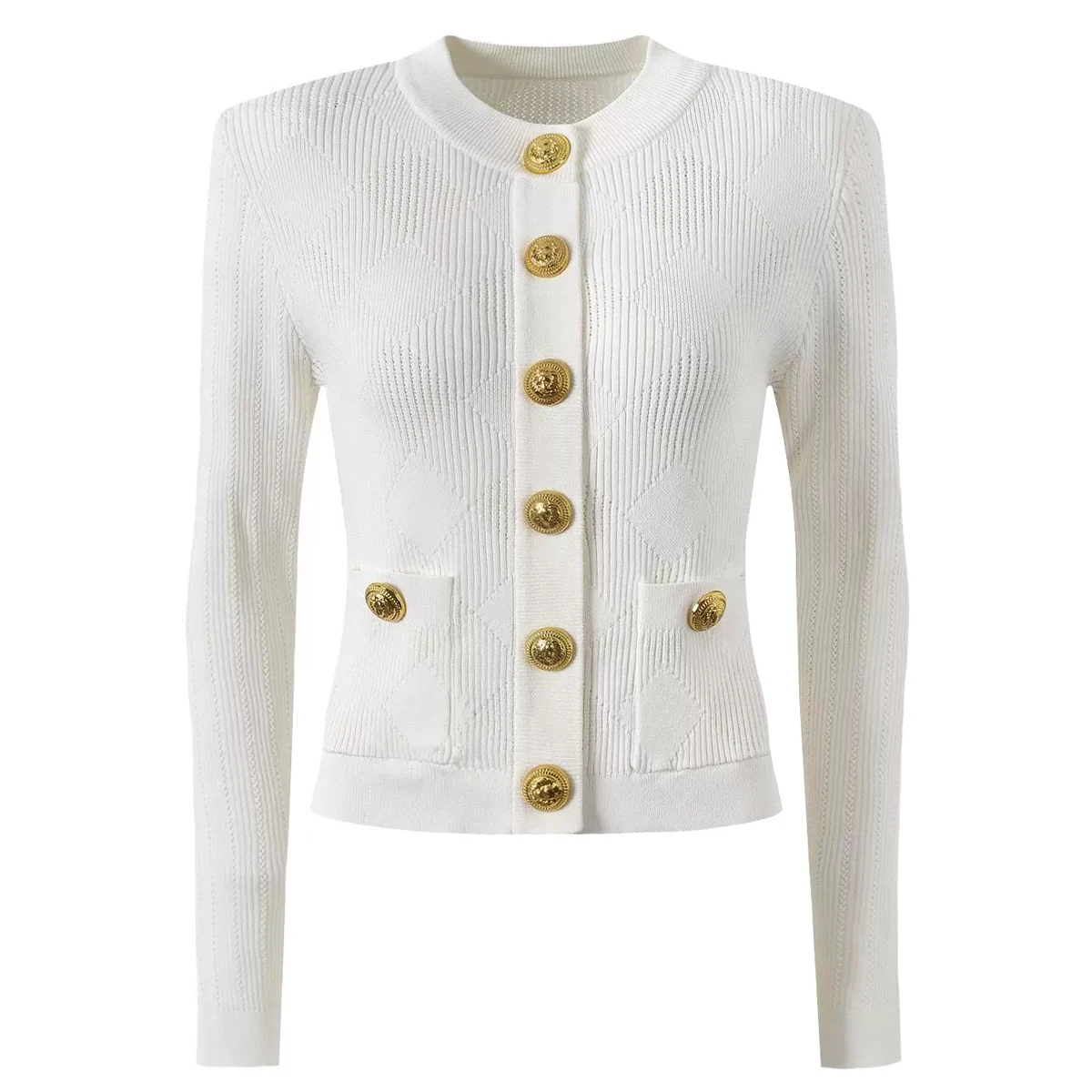 

Spring And Summer New Fashionable Commuting Knitted Long Sleeved Round Neck Top Cardigan+Camisole Vest+Hip Hugging Short Skirt