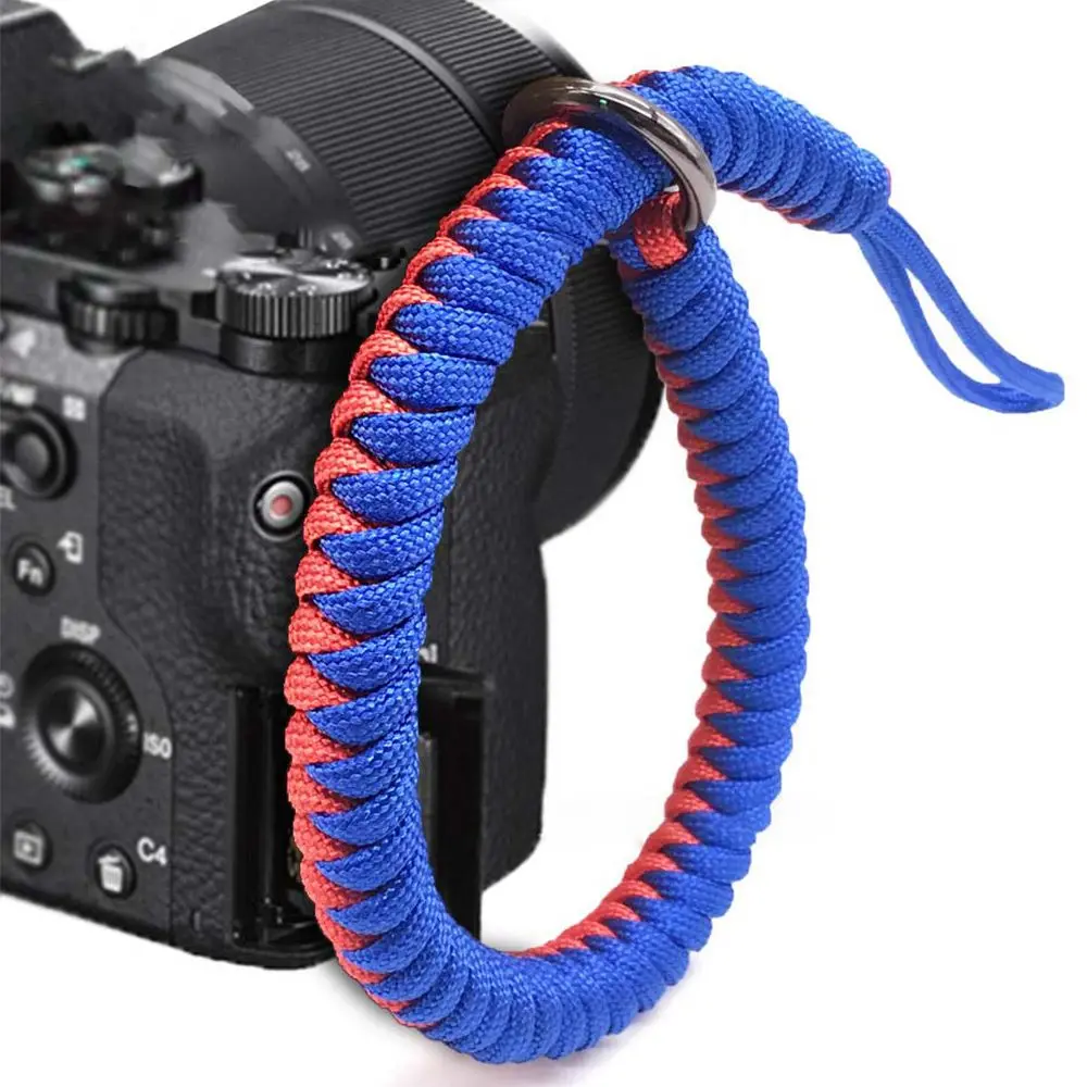 Camera Strap Camera Wrist Strap Hand Grip Paracord Braided Wristband for Sony Pentax Panasonic DSLR Camera Rope H3CA