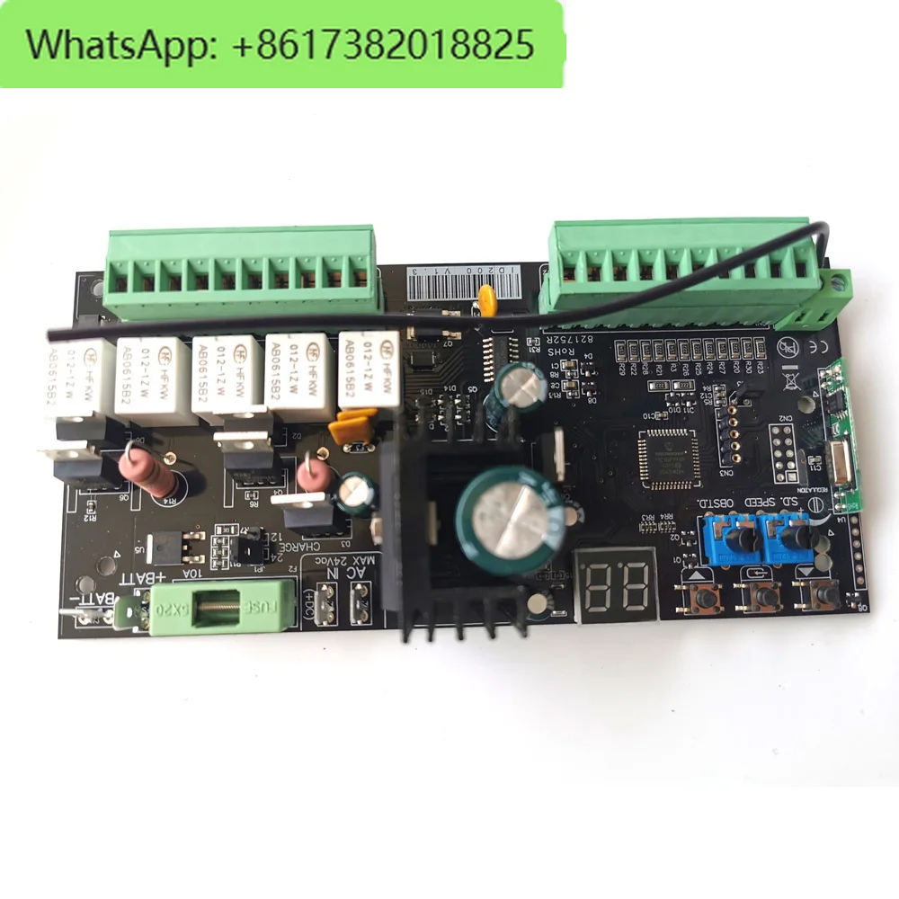 12V/24V PCB Card Board for Automatic Double Arms Swing Gate Opener Control Board Panel Smart Control Center System