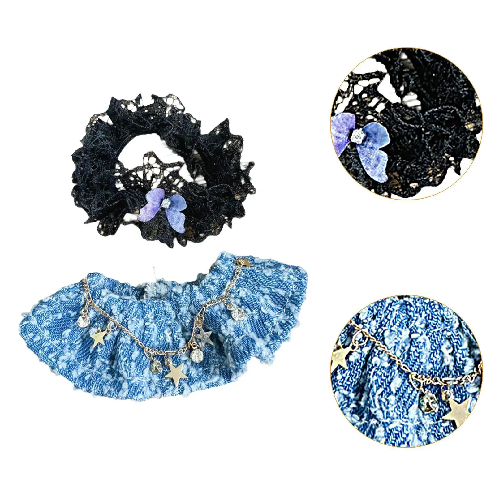 Doll Clothes for 15cm Plush Doll Doll Clothing,Fashion,Costumes,DIY,Plush Doll Accessories,Stuffed Animals Accessories Cute