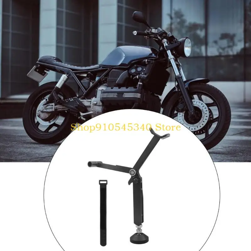 U2JA Energy Saving Stable Swingarm Lift Foldable for Dirt Bike Practical Lifting Frame Motorcycle Wheel Support Side Stand