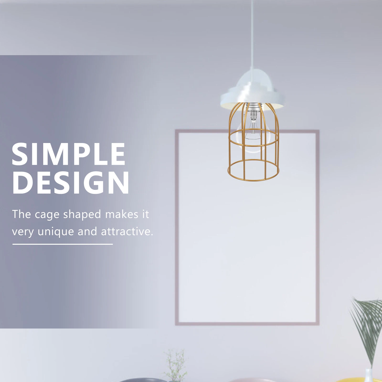 

Retro Bird Cage Lamp Shade Iron Art Chandelier Cover For Wall Floor Ceiling Lamp Cage Shaped Light Shade