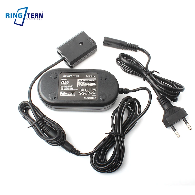 AC Power Adapter AC-PW20 PW20 PW20AM for Sony Cameras Alpha A7 7R 7S NEX-3 5 6 7 SLT-A33 A55  II A7000 A6500 A6300 A6000