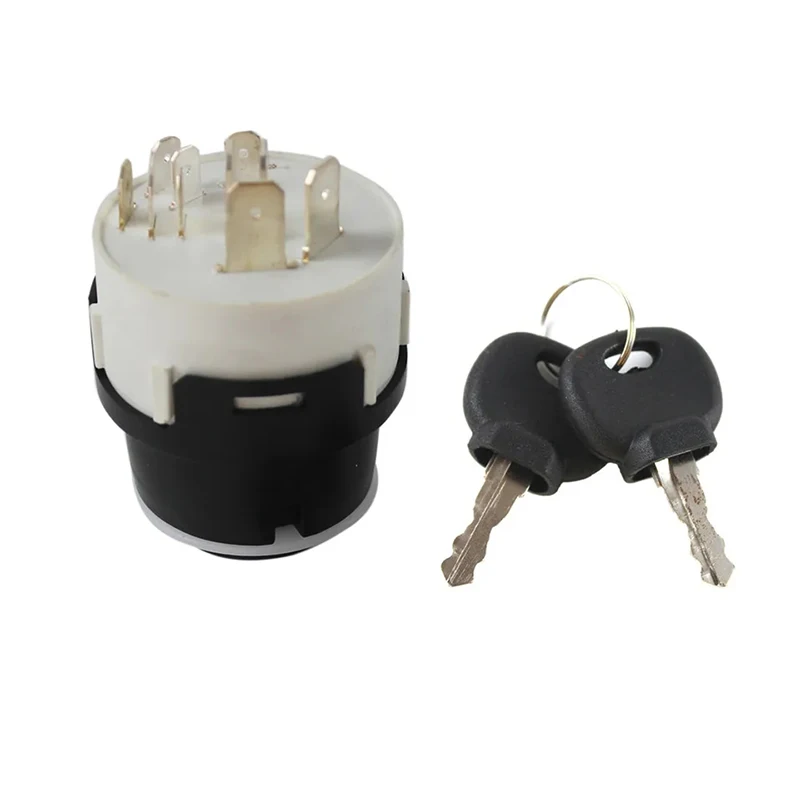 FOR Wacker Neuson 17/20/26/386003/803EZ Preheat start ignition switch electric lock，For JCB CASE IH Deutz-Fahr 01182528