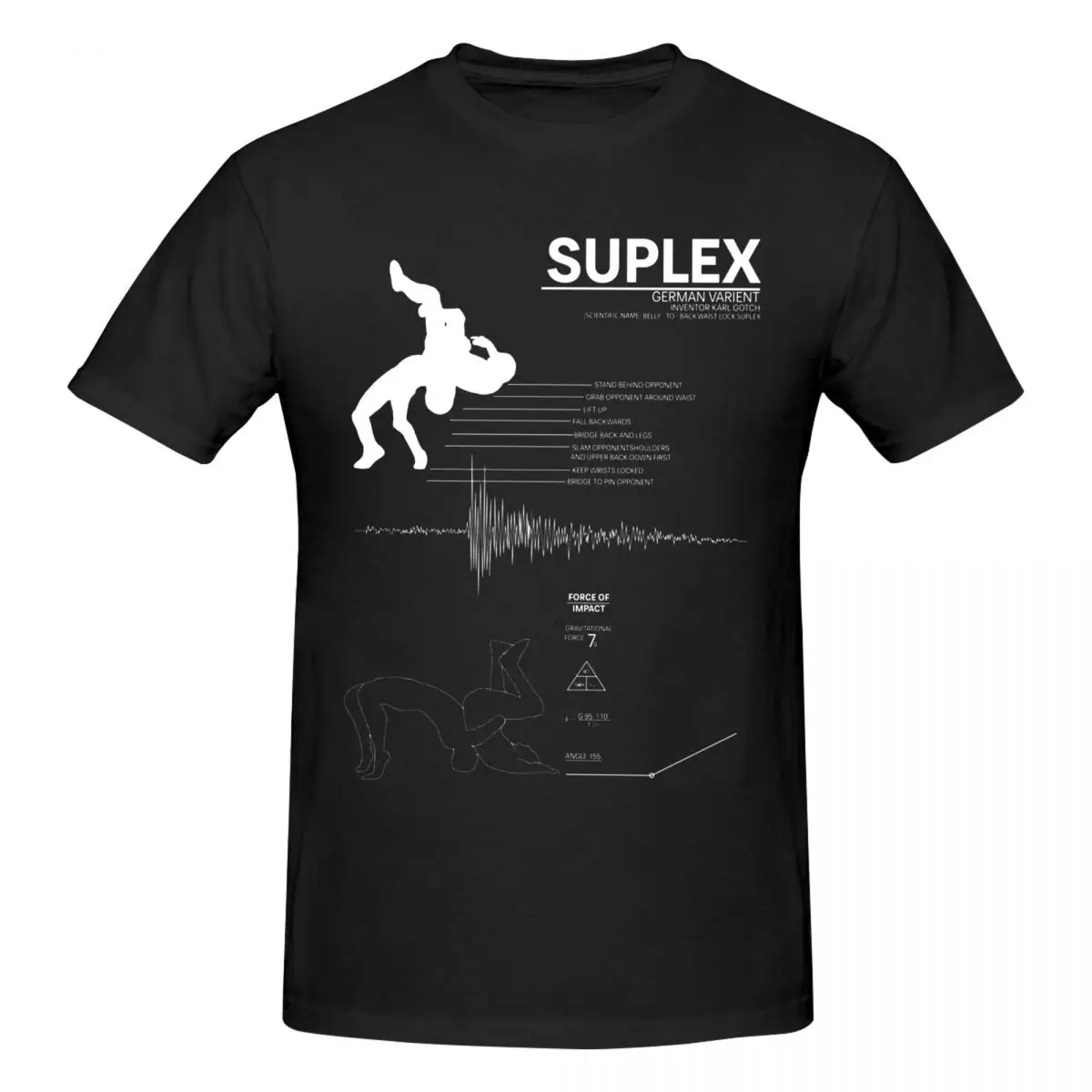 Suplex Science Wrestling T Shirts Graphic Y2K Anime Customized Men Women T-Shirt Clothes