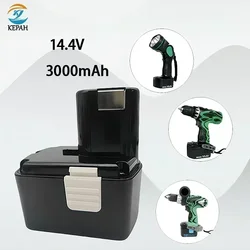 Original rechargeable battery for Hitachi 14.4V EB1414S EB14B EB1412S 14.4V EB14S DS14DL DV14DL CJ14DL DS14DVF3 NI-MH 3000mAh