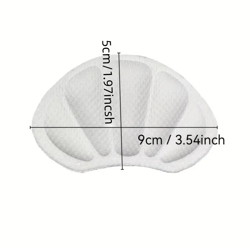 8-pcs Heel Grips, Self-Adhesive Pads Prevent Shoe Slipping & Blisters, Secure Fit for Sneakers & Flats.AAA