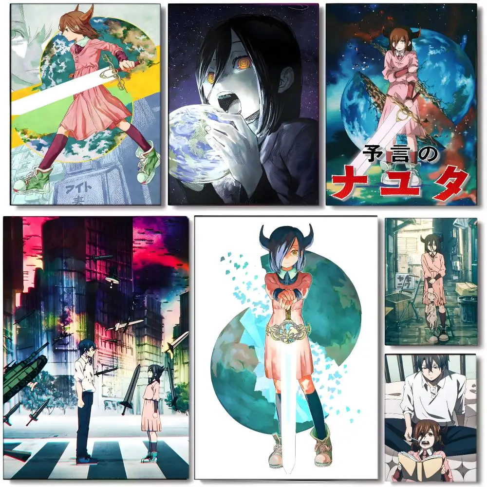Short Anime N-Nayuta of the Prophecy Poster Wall art print art suitable for living room bedroom bar parlor home decor gift