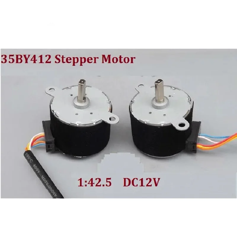

1Pair MP35HA32 DC12V 4-Phase 5-Wire Stepper Motor 150mN.m 7.5 Degree Gear Ratio 1:42.5