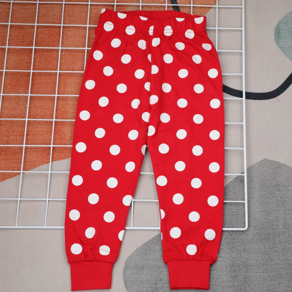 New Spring Kids Pjs Sets Minnie Pajamas for Children Cotton Boy Sleepwear Baby Pyjamas Long Sleeve Girl Sets Nightwear 2-7Years image 6