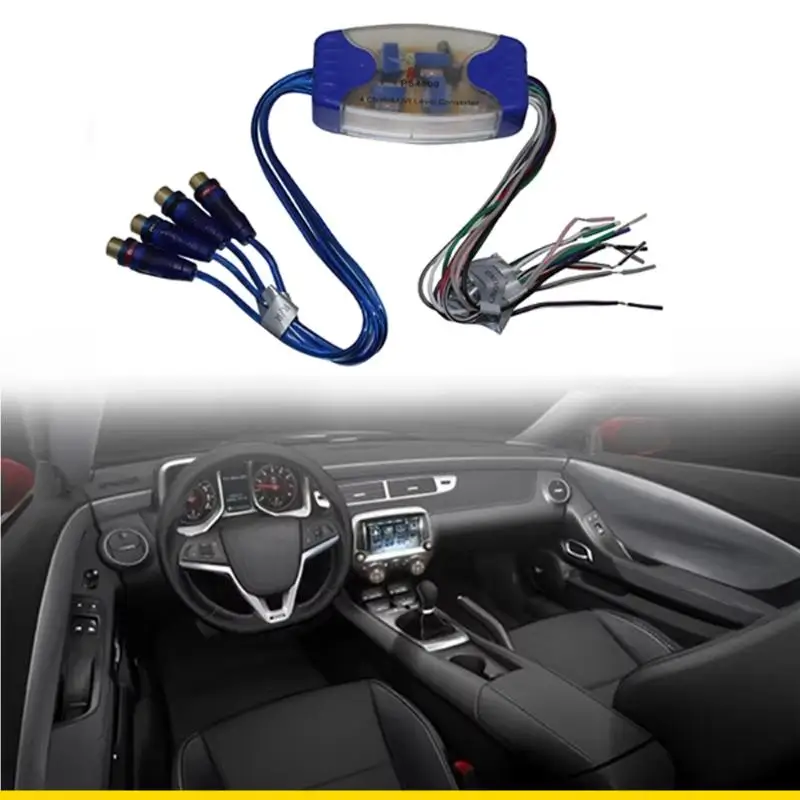 SZCH Car Line Output Adapter with Attached Color Coded Wire Leads