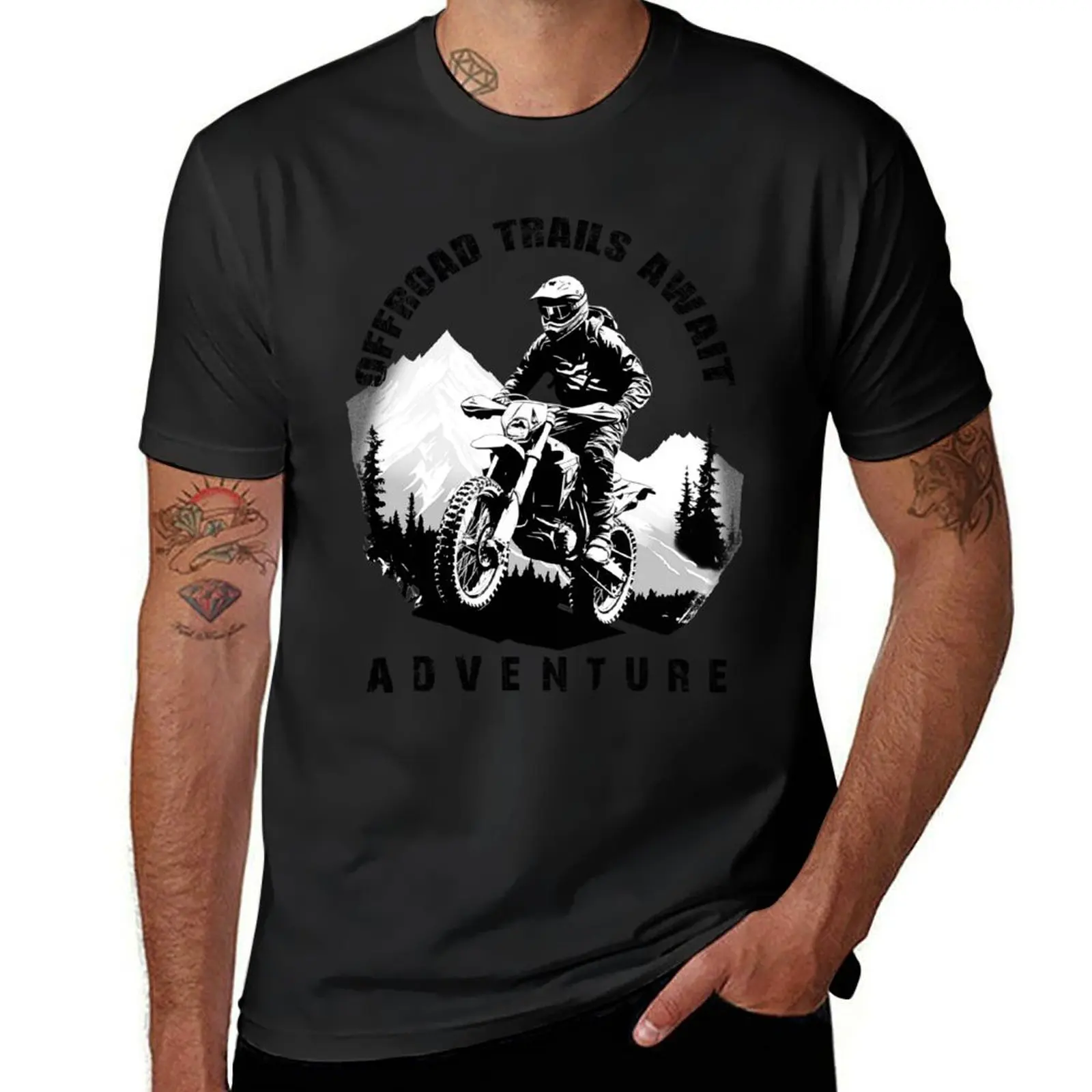 Offroad Trails Await 3 T-Shirt new edition vintage clothes t shirts for men cotton