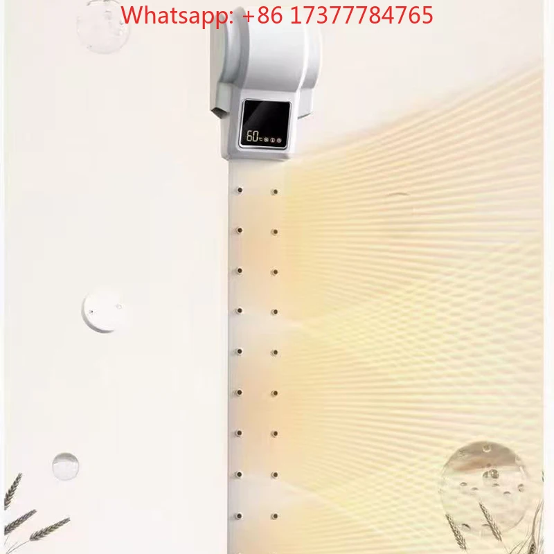 Vertical Dryer Negative Ion Drying Removable Air Nozzle Bathroom Body Dryer Remote-Controlled Corner-Mounted