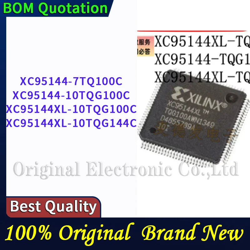 10pcs/lot XC95144-7TQ100C XC95144-10TQG100C XC95144XL-10TQG100C XC95144XL-10TQG1  plastic casing Original  In stock High quality