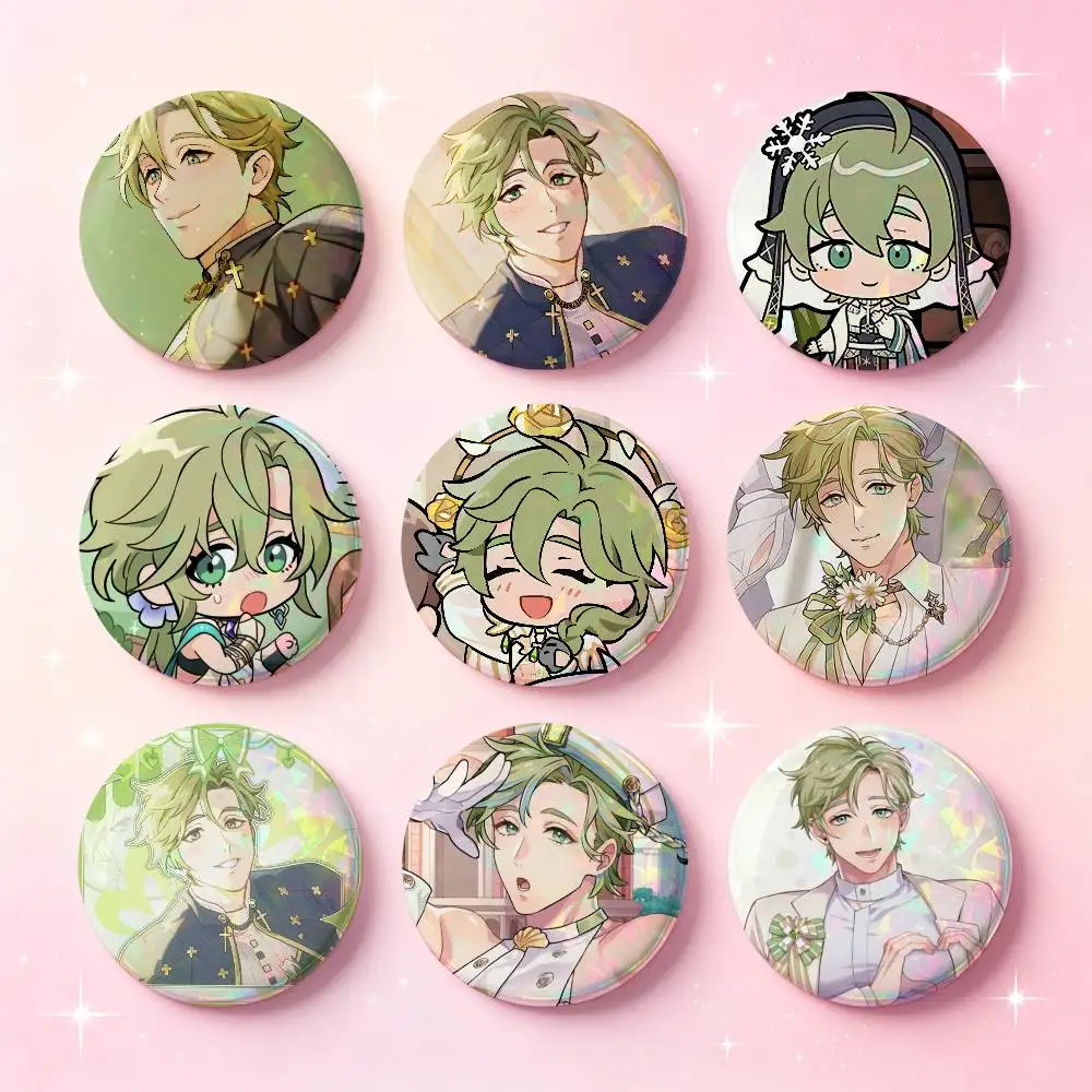 O-Olivine Nu Carnival Cartoon Badges Button Round Creative Pin Brooch Badge Bag Decor Accessories Fans Collect Friends Gifts