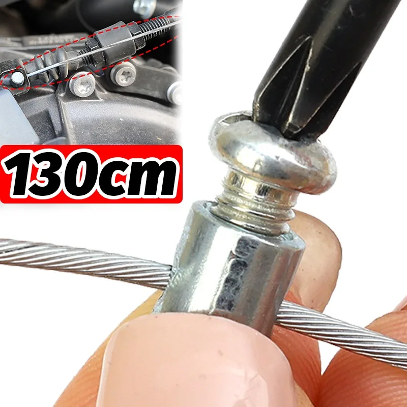 

Ремкомплект аварийного тормозного троса мотоцикла, универсальный набор проводов дроссельной заслонки сцепления, металлические аксессуары для мотоциклов, запасные части