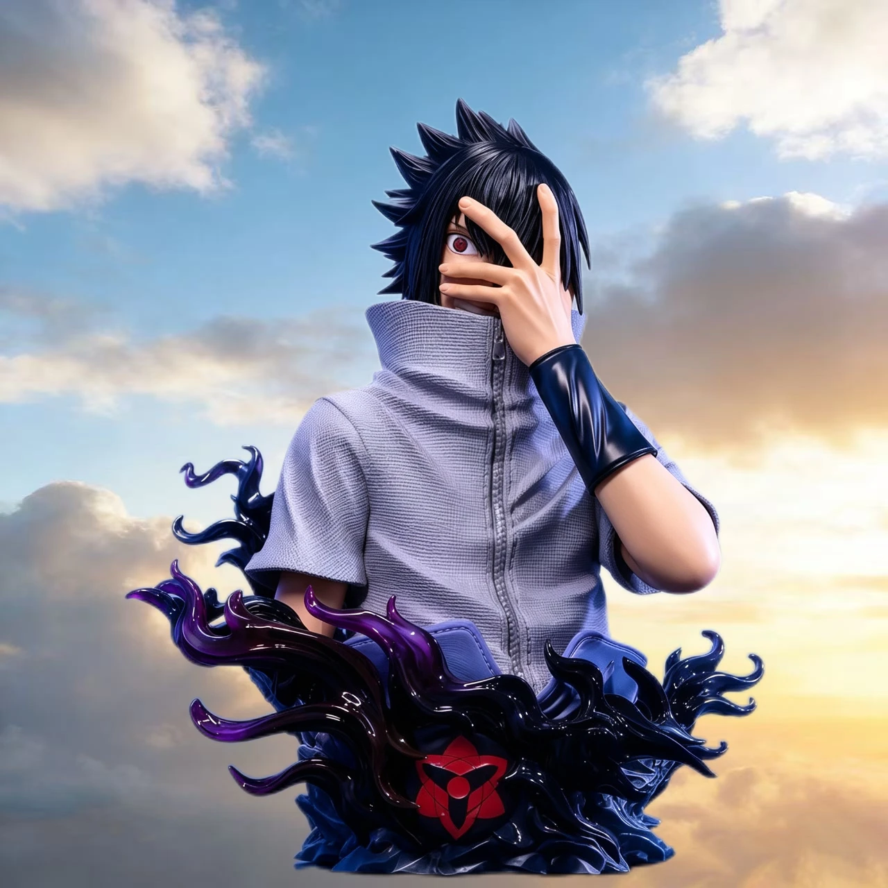 14,5cm/5,71 Zoll NARUTO Anime-Figur Atlas Sasuke PVC-Actionfigur Szenen-Statue Modell Dekoration Ornamente Sammelmodell Spielzeug