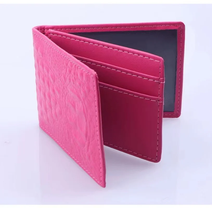 

Microfiber Leather Card Holder Crocodile Car Driving Documents Bags Trifold Short Driver License Cover ID Holders Case