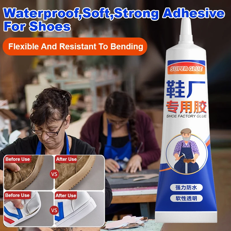 Professional Heavy Duty Shoe Glue Strong Instant Adhesive For Sneakers Boots Sole Repair Waterproof Shoe factory special waterpr