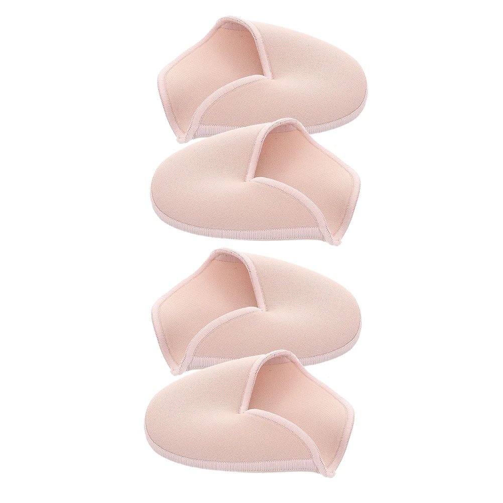 4pcs Toe Forefoot Pad Anti Slip Demi Pointe Shoes Knitted Ballet Dance Covers Lightweight Reusable Foot Protection Toe Guards