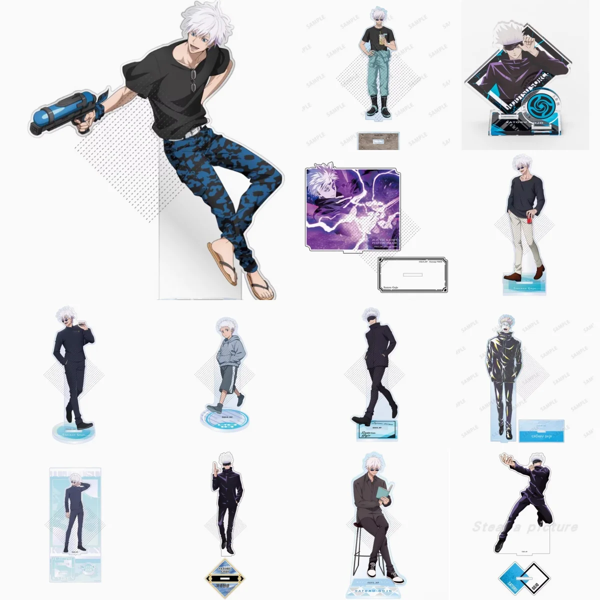 

35 Styles Game Gojo Satoru Acrylic Stand Doll Anime Satoru Gojo Figure Model Plate Cosplay Toy for Gift