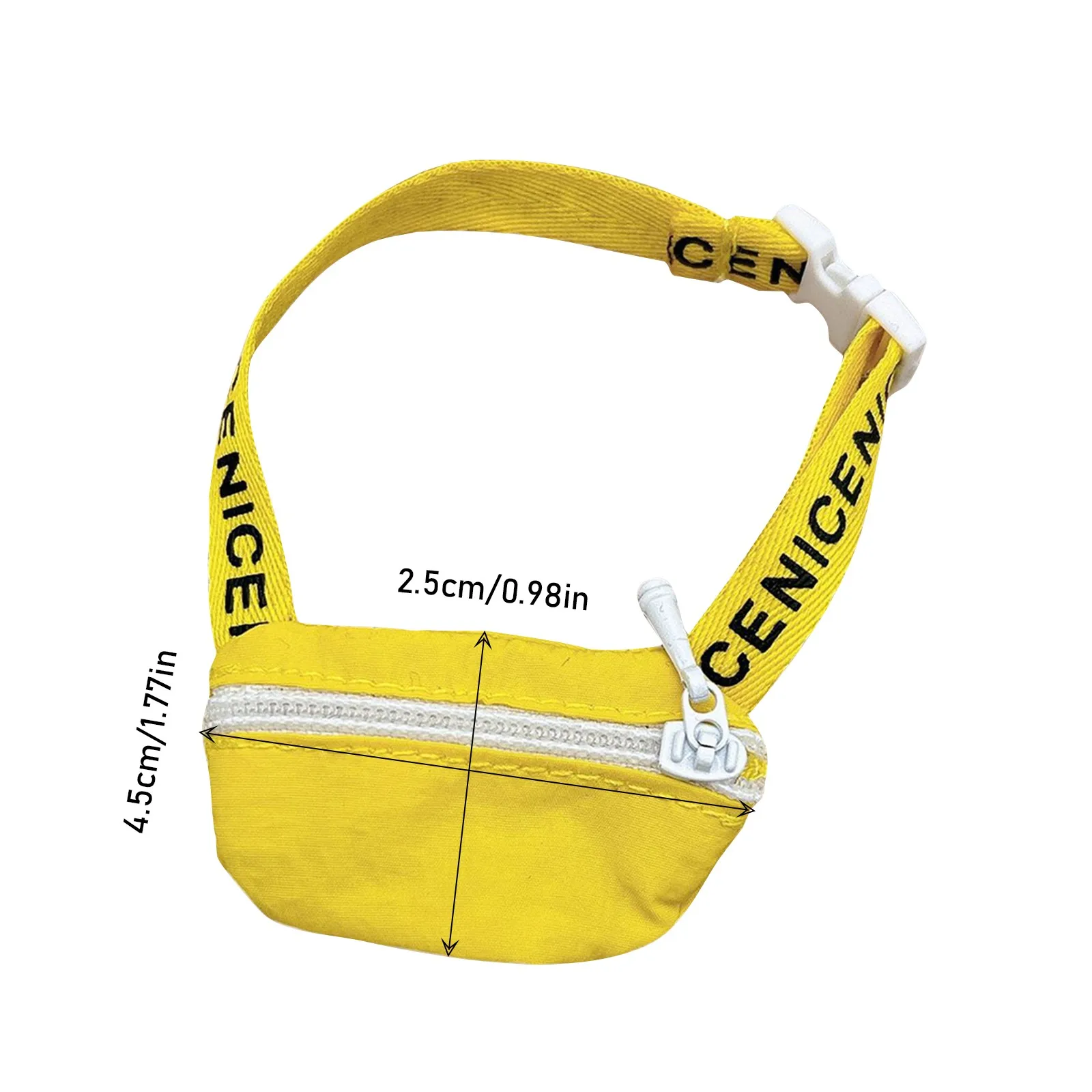 Nuevos bolsos de tela pequeños de moda, bolsos cruzados para muñecas a la moda, accesorios de decoración, suministros adecuados para muñecas, accesorios bonitos