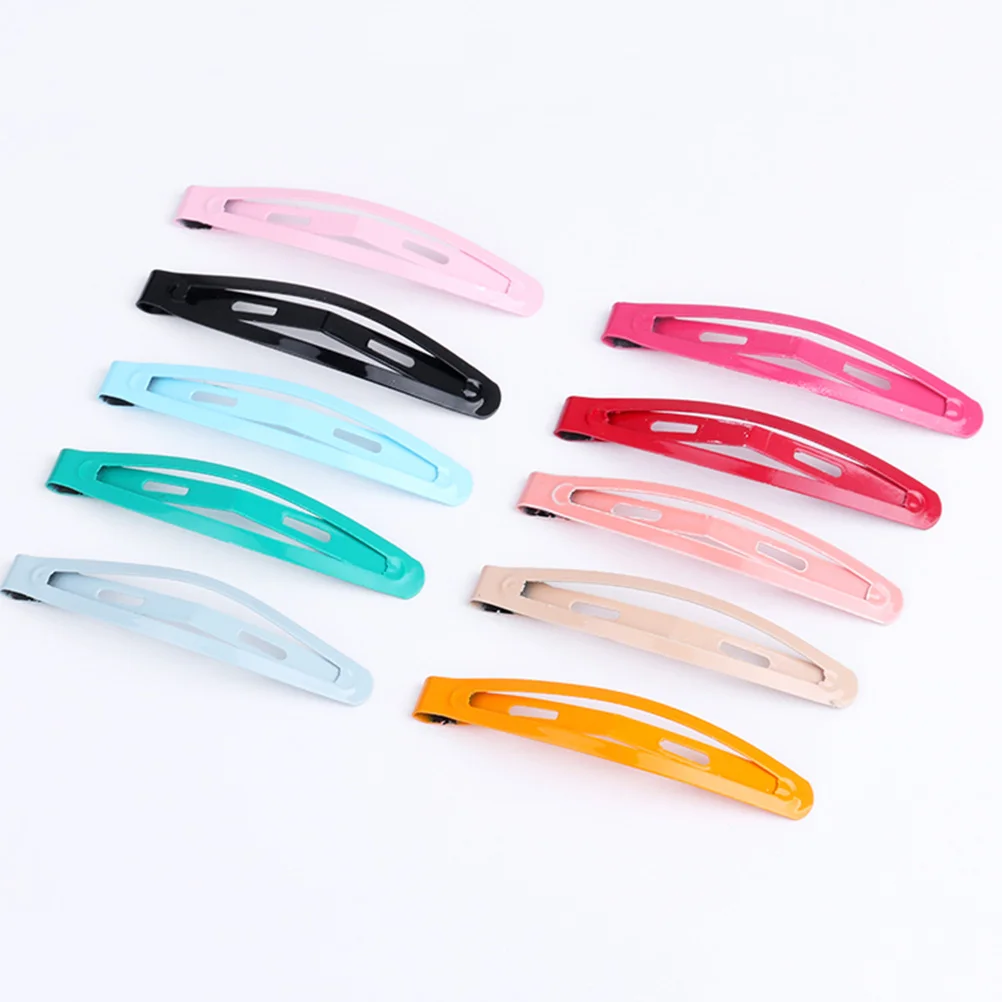 

20Pcs Hair Clips Pure Color Mixed Cute Kids Barrettes Snap Hairpins Baby Girls Accessories Daily Festival School Party